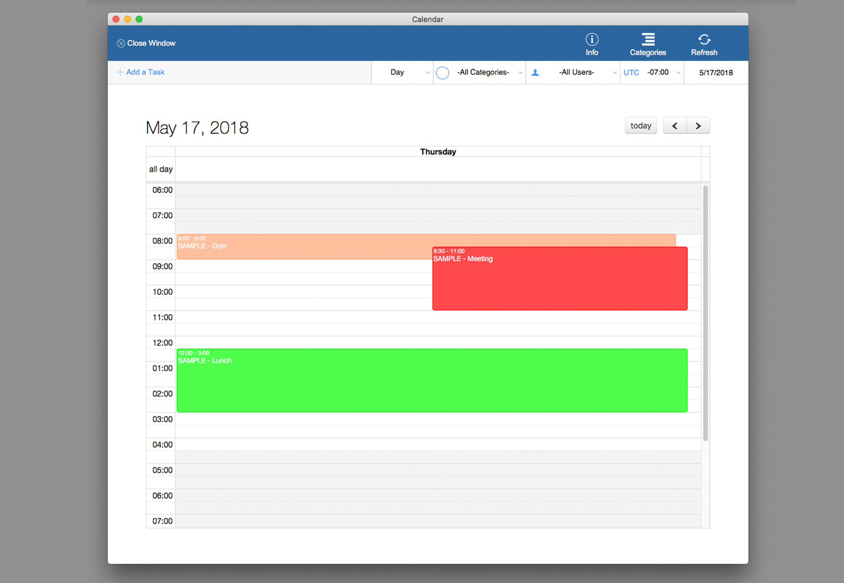 Calendar Add-On Kit Screenshot