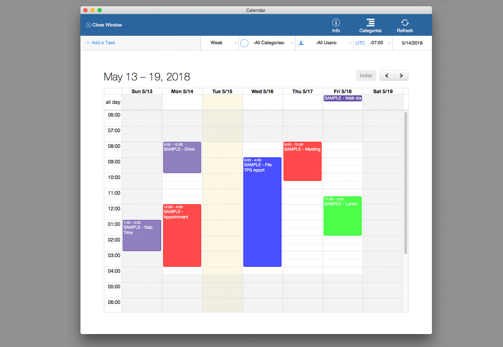 Calendar Add-On Kit Screenshot