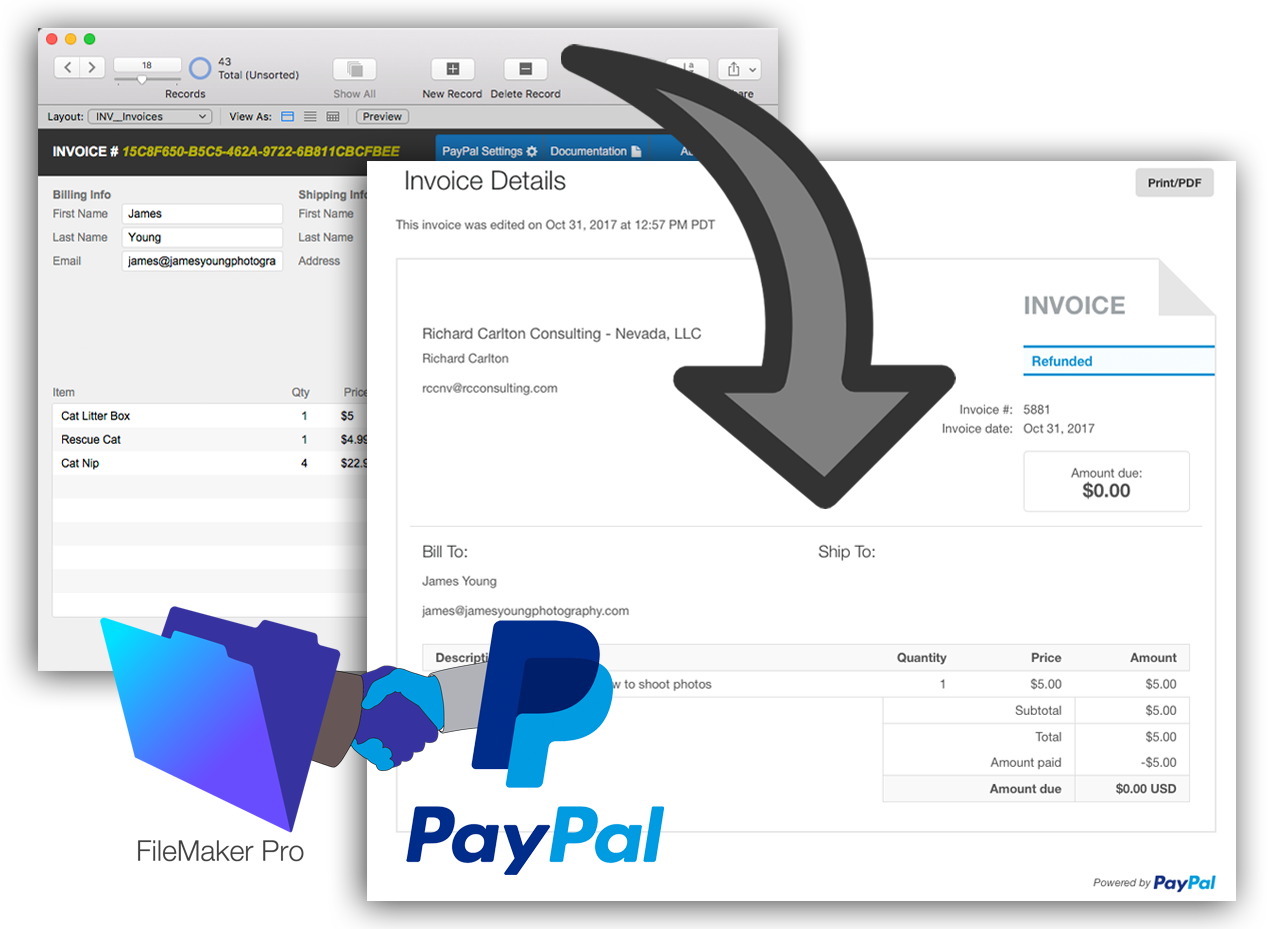 FileMaker and Paypal Icon